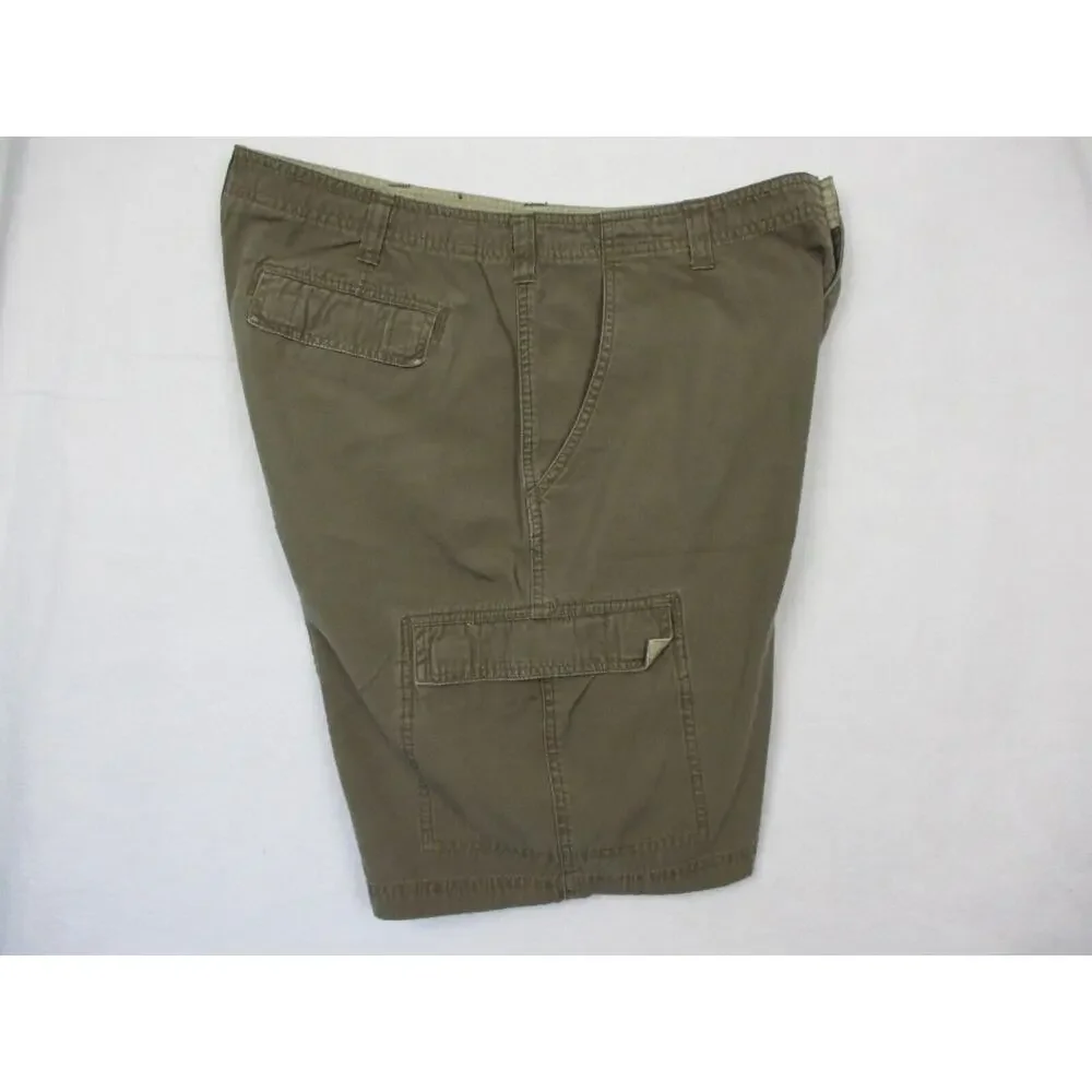 Woolrich Cargo Shorts Mens‎ 36x9 Green Kelp Cotton Vintage Utility Grunge
